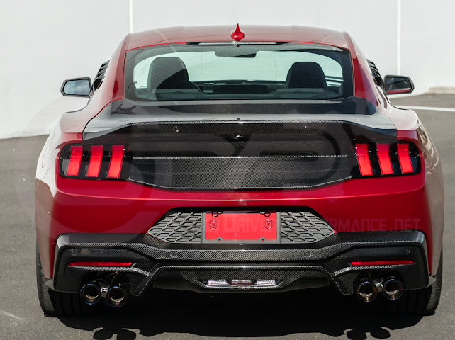 2024-UP FORD MUSTANG S650 | REAR LICENSE PLATE FRAME TRIM COVER